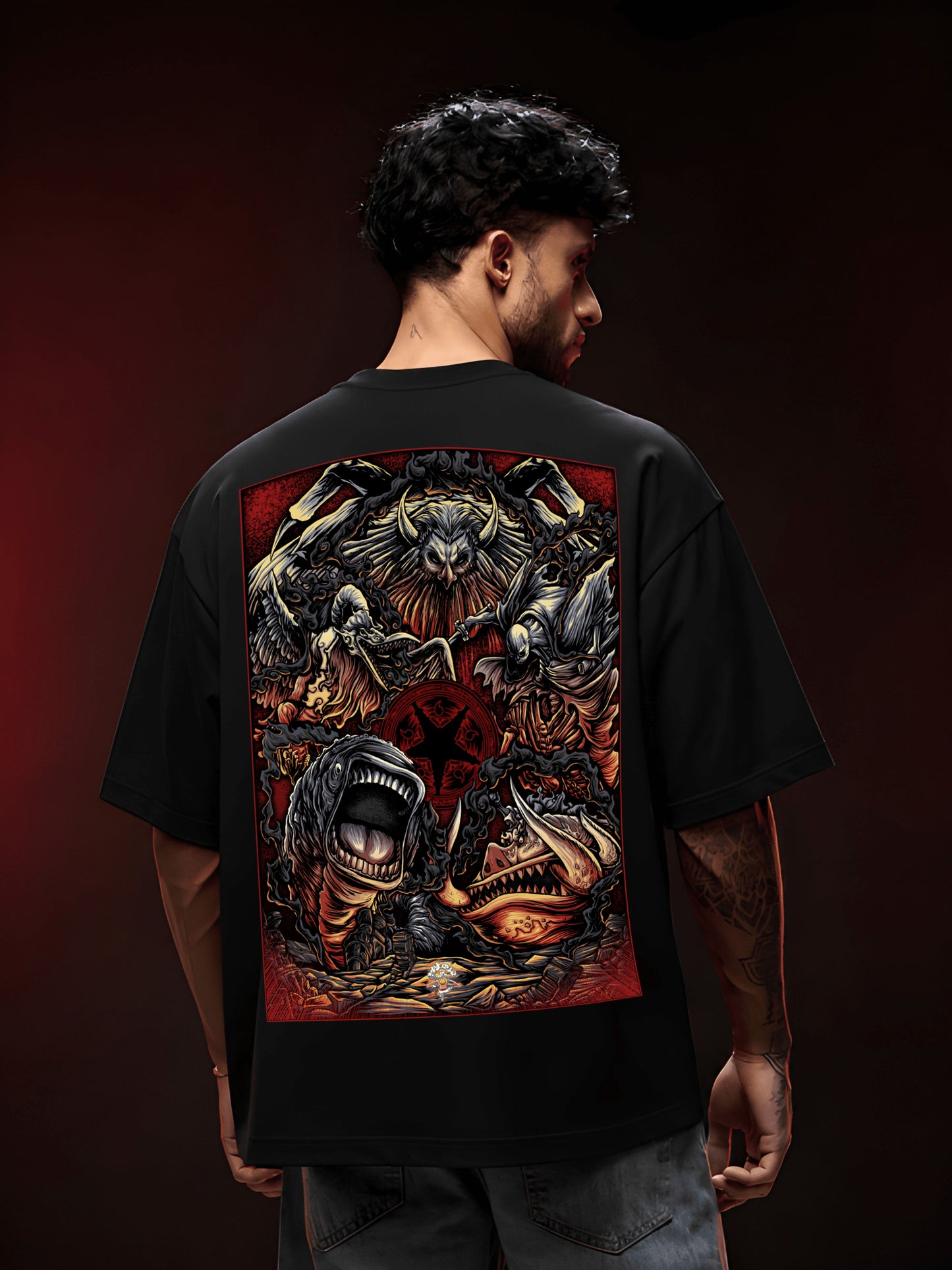 Luffy vs Five Elders Anime T-Shirt | Gear 5 One Piece Apparel