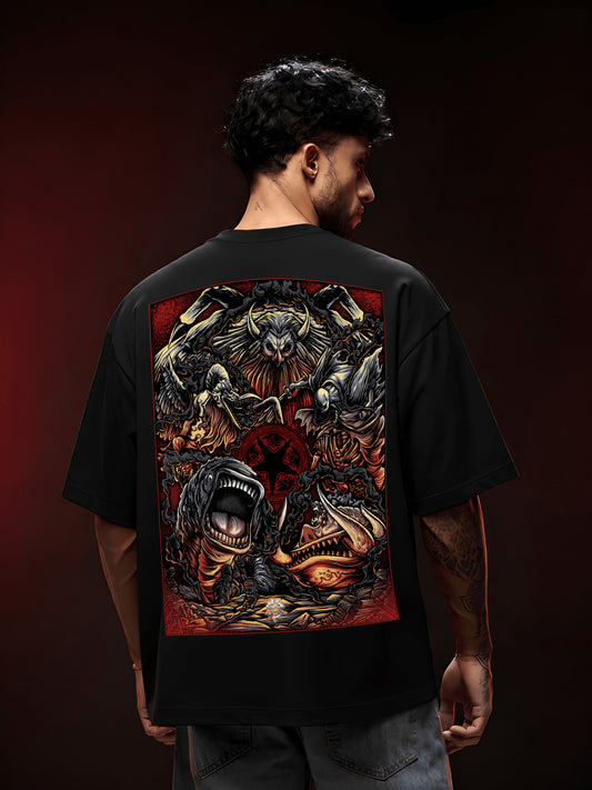 Luffy vs Five Elders Anime T-Shirt | Gear 5 One Piece Apparel