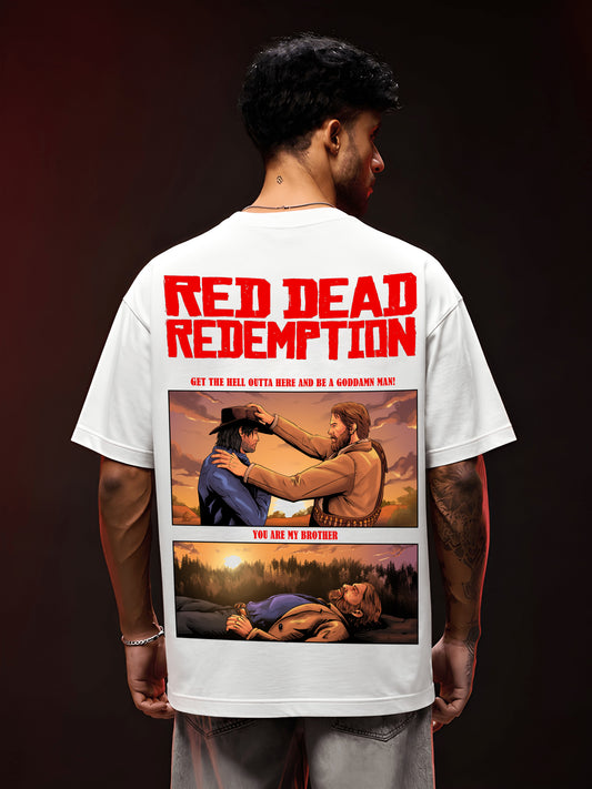 Red Dead Redemption Amendment Oversized T-Shirt