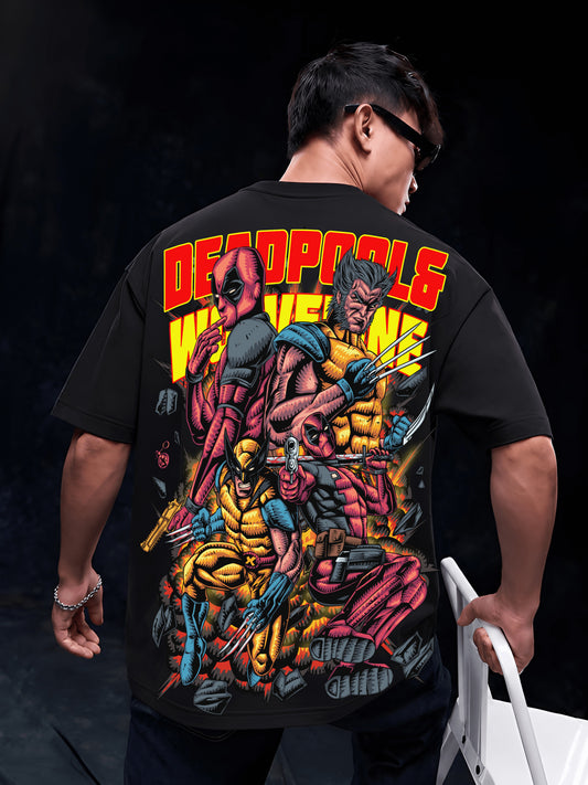 The Merc & The Mutant - Deadpool & Wolverine T-Shirt