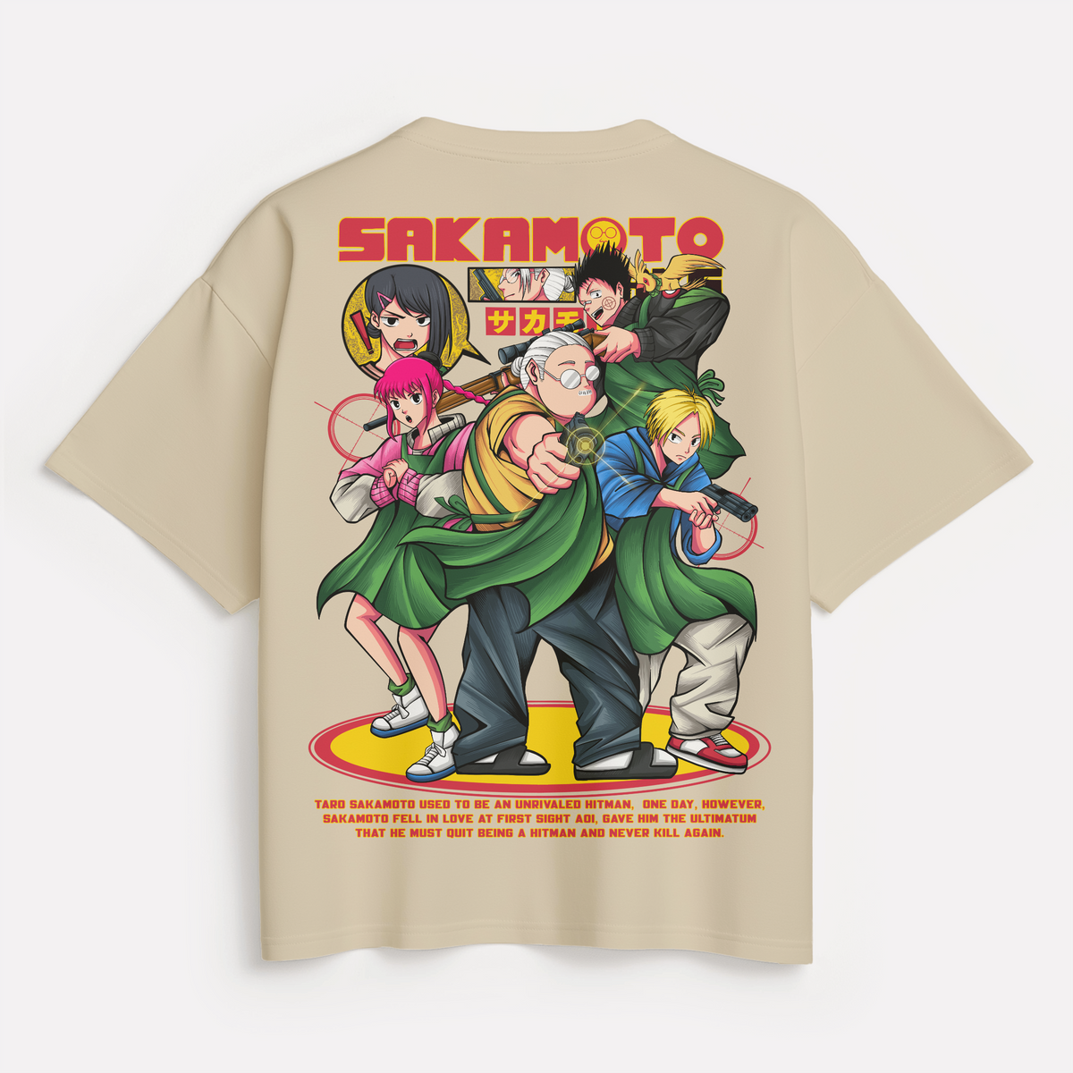 Sakamoto Days Anime T-Shirt | Taro Sakamoto Apparel