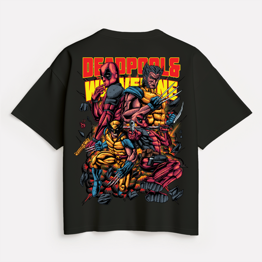 The Merc & The Mutant - Deadpool & Wolverine T-Shirt