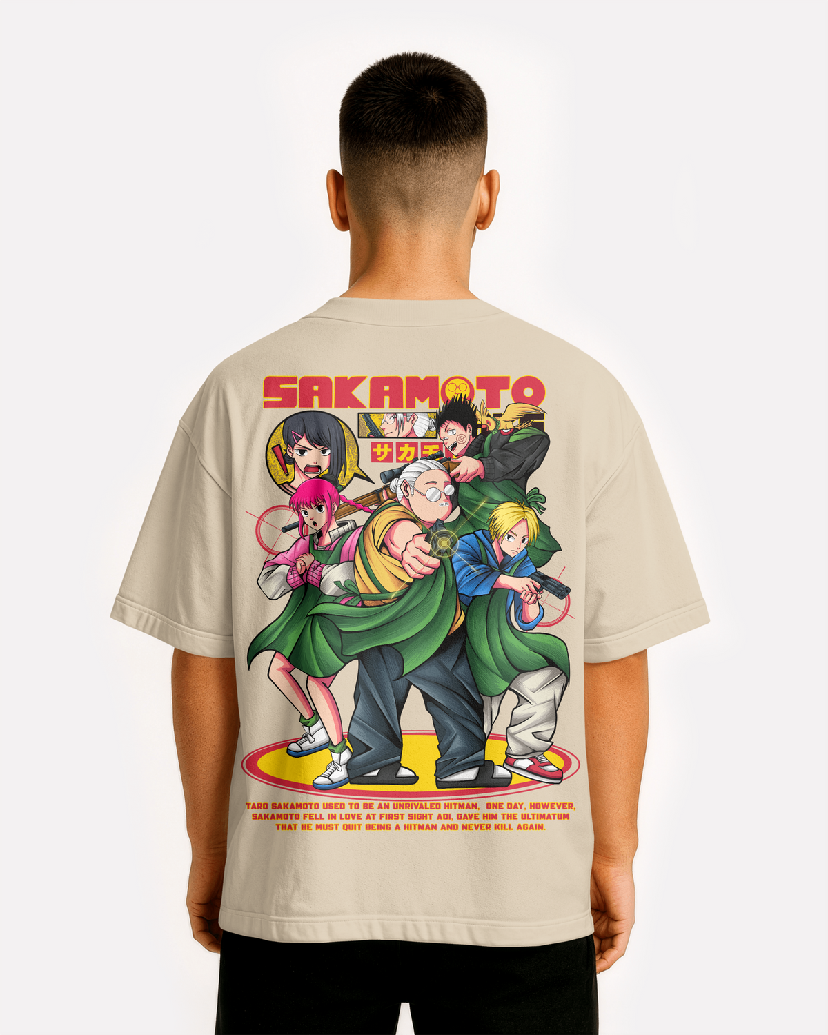 Sakamoto Days Anime T-Shirt | Taro Sakamoto Apparel