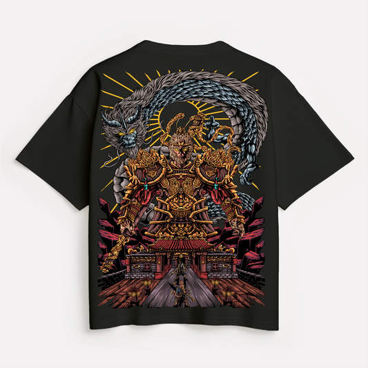 Monkey King Wukong Gaming T-Shirt | Black Myth Inspired Graphic Tee