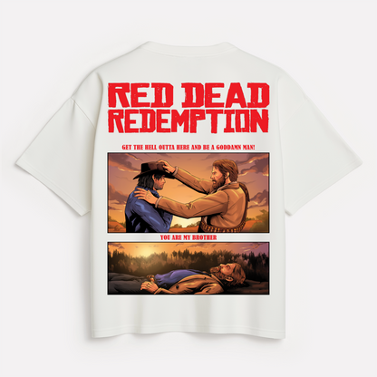 Red Dead Redemption Amendment Oversized T-Shirt
